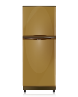 9144 FP Opal Green Double Door Refrigerator