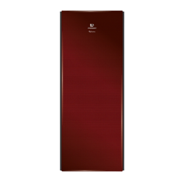 1035WB Glass Door Honey Comb Burgundy Vertical Freezer