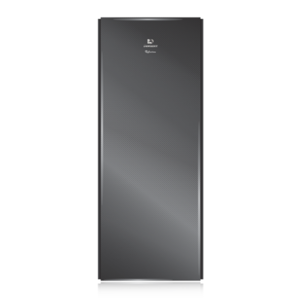 1035WB Glass Door Honey Comb Black Vertical Freezer