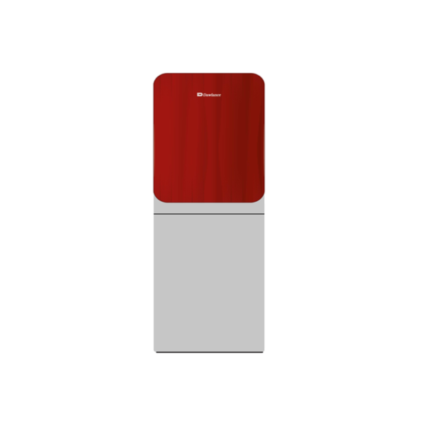 1051 Glass Door Red With Refrigerator