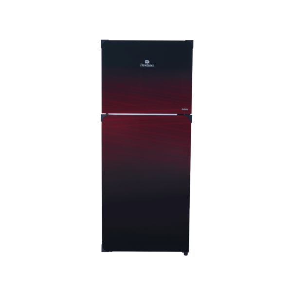 9173WB Avante Noir Red Double Door Refrigerator