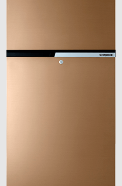 9191WB Chrome Pearl Copper Double Door Refrigerator