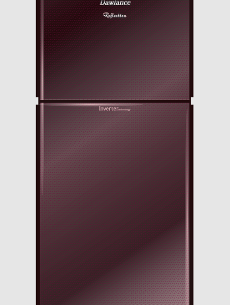 91996WB Glass Door Inverter Burgundy Double Door Refrigerator