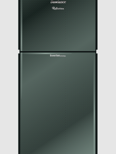 91996WB Glass Door Inverter Green Double Door Refrigerator